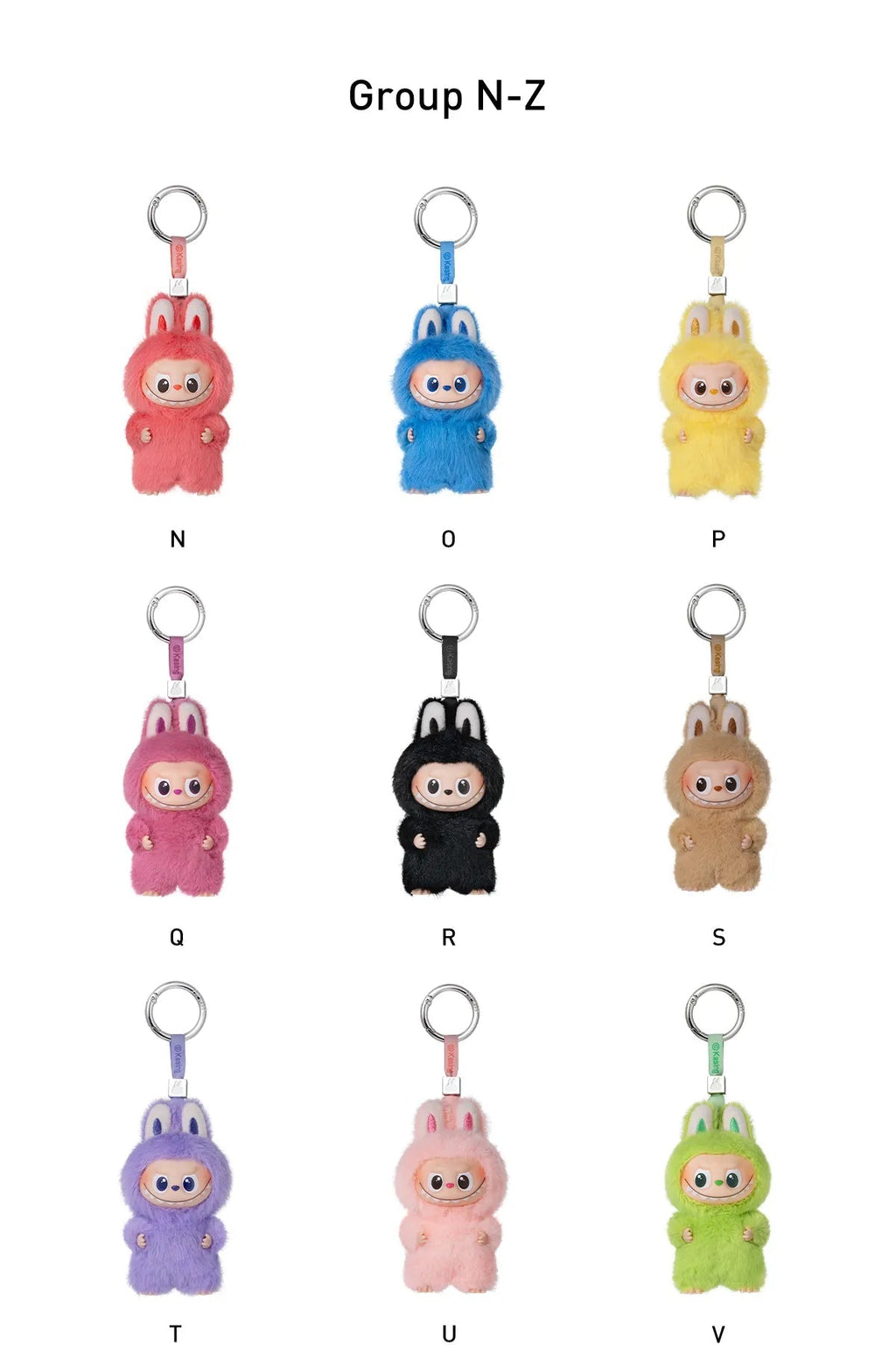 Labubu Pin For Love A-M and N-Z Single X2 LabubuLocker