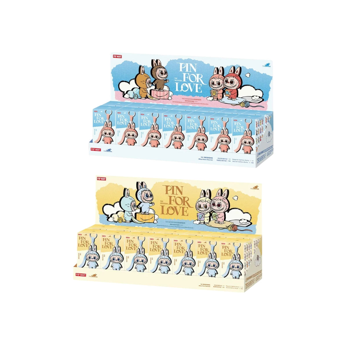 Labubu Pin For Love A-M and N-Z FULL SEALED SET LabubuLocker